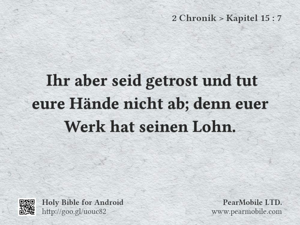 2 Chronik, Kapitel 15:7